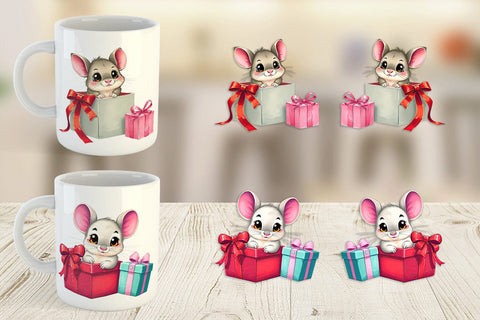 Mug Wrap Chinchilla Gift Sublimation artnoy 