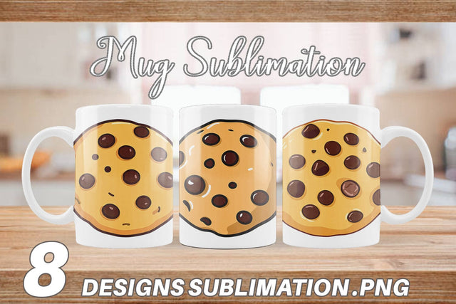 Mug Wrap Chocolate Chip Cookie Sublimation artnoy 