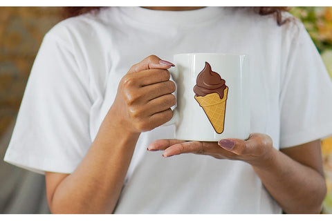 Mug Wrap Chocolate Ice Cream Sublimation artnoy 
