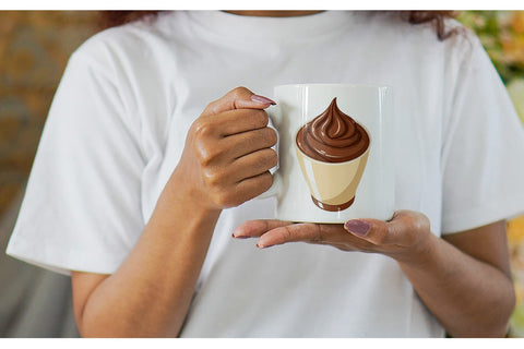 Mug Wrap Chocolate Pudding Sublimation artnoy 