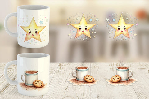 Mug Wrap Christmas Burnout Sublimation artnoy 