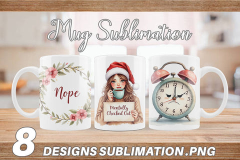 Mug Wrap Christmas Burnout Sublimation artnoy 