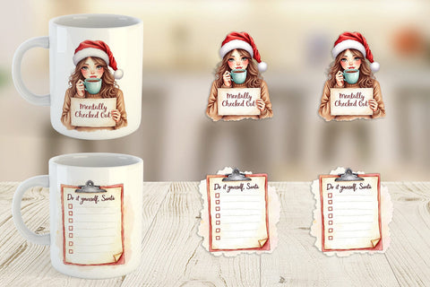 Mug Wrap Christmas Burnout Sublimation artnoy 