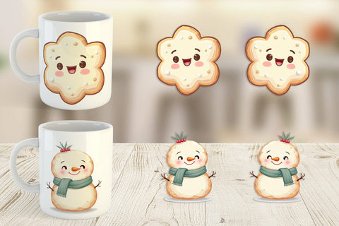 Mug Wrap Christmas Cookies Sublimation artnoy 