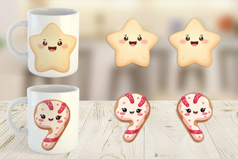 Mug Wrap Christmas Cookies Sublimation artnoy 