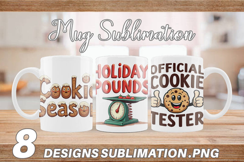 Mug Wrap Christmas Diet Dropout Quotes Sublimation artnoy 