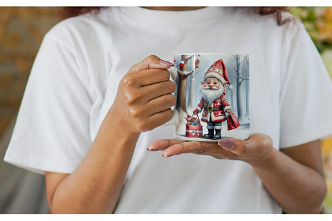 Mug Wrap Christmas Elf Sublimation artnoy 