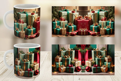Mug Wrap Christmas Gift Sublimation artnoy 