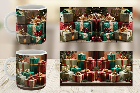 Mug Wrap Christmas Gift Sublimation artnoy 