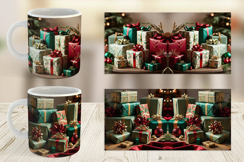 Mug Wrap Christmas Gift Sublimation artnoy 