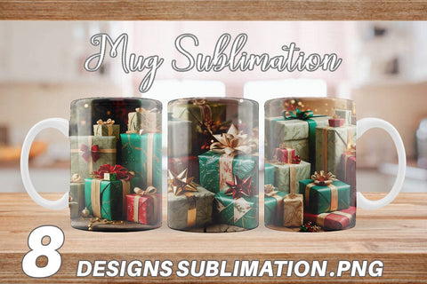 Mug Wrap Christmas Gift Sublimation artnoy 