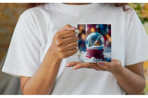 Mug Wrap Christmas Globe Sublimation artnoy 