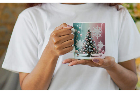 Mug Wrap Christmas Tree Sublimation artnoy 