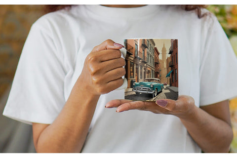 Mug Wrap Classic Car Sublimation artnoy 