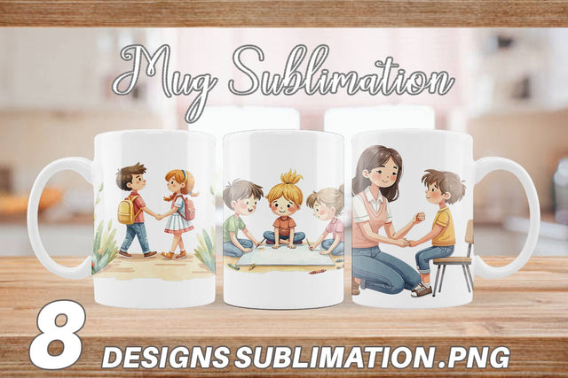 Mug Wrap Classroom Moments Sublimation artnoy 