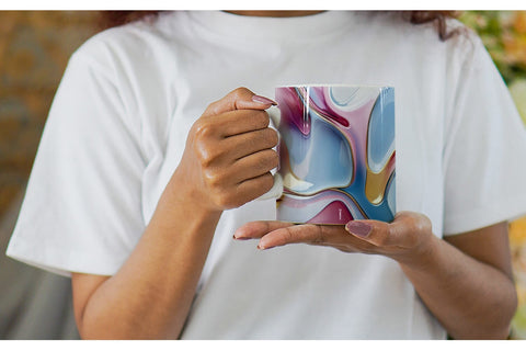 Mug Wrap Colorful Liquid Sublimation artnoy 