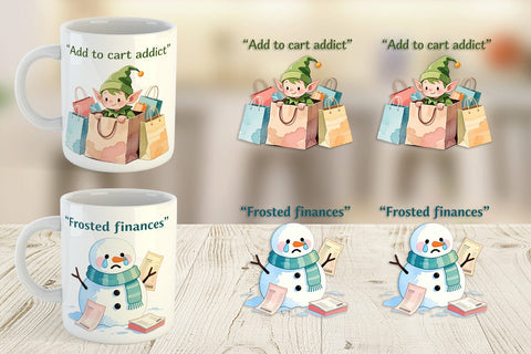 Mug Wrap Consumerism Satire Sublimation artnoy 