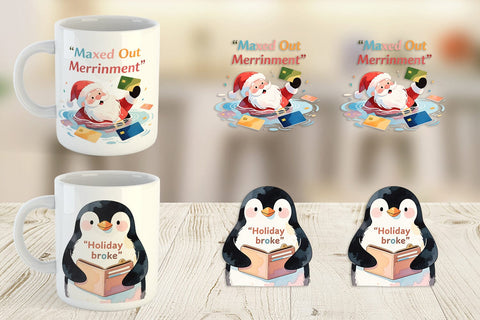 Mug Wrap Consumerism Satire Sublimation artnoy 