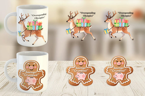 Mug Wrap Consumerism Satire Sublimation artnoy 