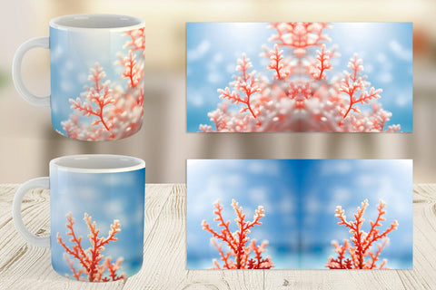 Mug Wrap Coral Charm Sublimation artnoy 