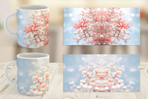 Mug Wrap Coral Charm Sublimation artnoy 