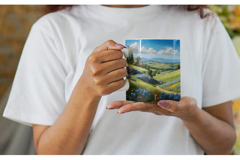 Mug Wrap Countryside Summer Sublimation artnoy 