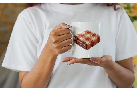 Mug Wrap Cozy Autumn Cottage Sublimation artnoy 
