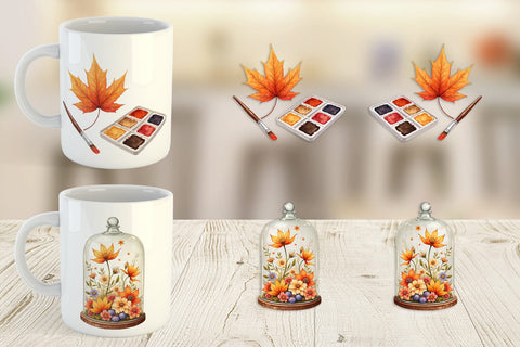 Mug Wrap Cozy Autumn Crafting Sublimation artnoy 