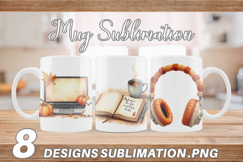 Mug Wrap Cozy Autumn Home Office Sublimation artnoy 