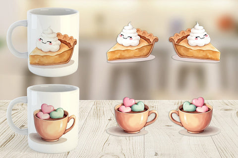 Mug Wrap Cozy Autumn Treats Sublimation artnoy 