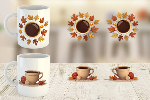 Mug Wrap Cozy Coffee Weather Sublimation artnoy 
