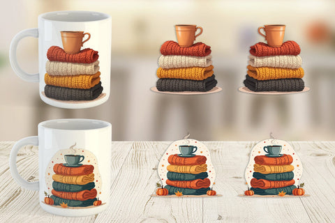 Mug Wrap Cozy Coffee Weather Sublimation artnoy 