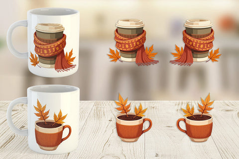 Mug Wrap Cozy Coffee Weather Sublimation artnoy 
