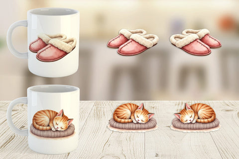 Mug Wrap Cozy Rainy Day Sublimation artnoy 