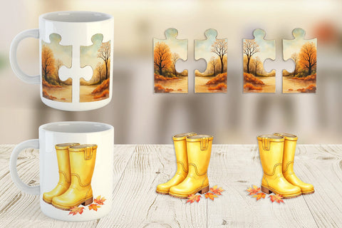 Mug Wrap Cozy Rainy Day Sublimation artnoy 