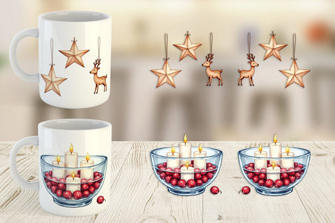 Mug Wrap Cozy Winter Home Decor Sublimation artnoy 