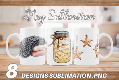 Mug Wrap Cozy Winter Home Decor Sublimation artnoy 