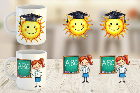 Mug Wrap Crayon Adventures Sublimation artnoy 