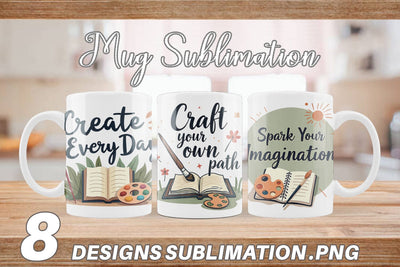 Mug Wrap Creative Pursuit Quotes Sublimation artnoy 