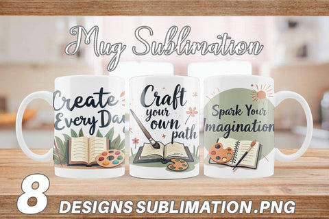Mug Wrap Creative Pursuit Quotes Sublimation artnoy 
