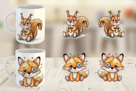 Mug Wrap Creepy Cute Pastel Halloween Sublimation artnoy 