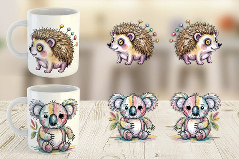 Mug Wrap Creepy Cute Pastel Halloween Sublimation artnoy 