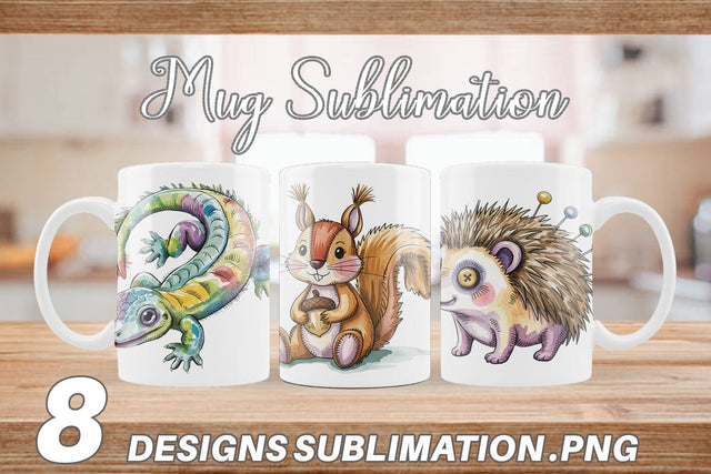 Mug Wrap Creepy Cute Pastel Halloween Sublimation artnoy 