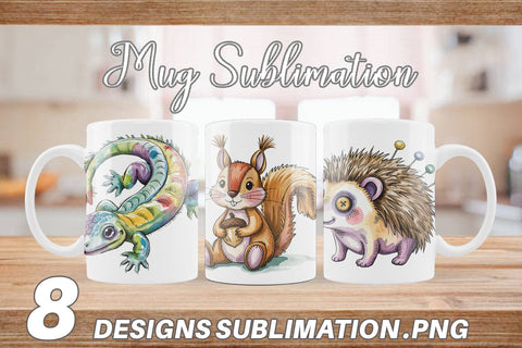 Mug Wrap Creepy Cute Pastel Halloween Sublimation artnoy 