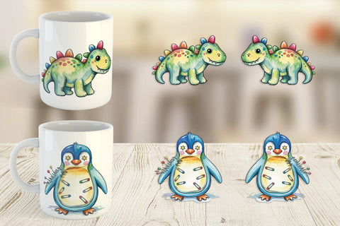 Mug Wrap Creepy Cute Pastel Halloween Sublimation artnoy 