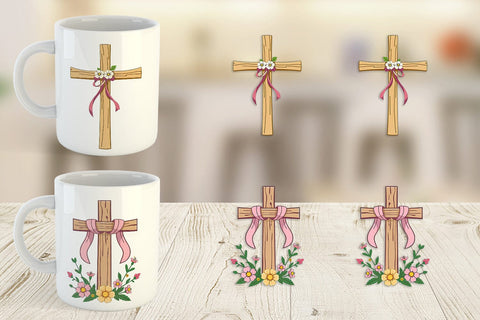 Mug Wrap Cross Sublimation artnoy 
