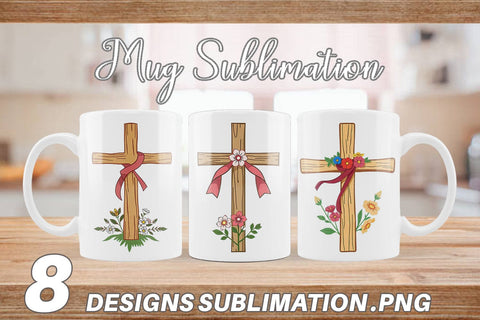 Mug Wrap Cross Sublimation artnoy 