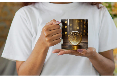 Mug Wrap Crystal Gold Sublimation artnoy 