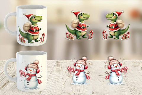 Mug Wrap Cute Christmas Crew Sublimation artnoy 