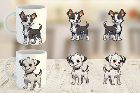 Mug Wrap Cute Dog Sublimation artnoy 